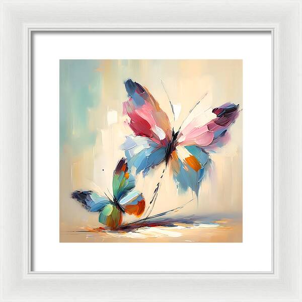 Butterfly Love II - Framed Print