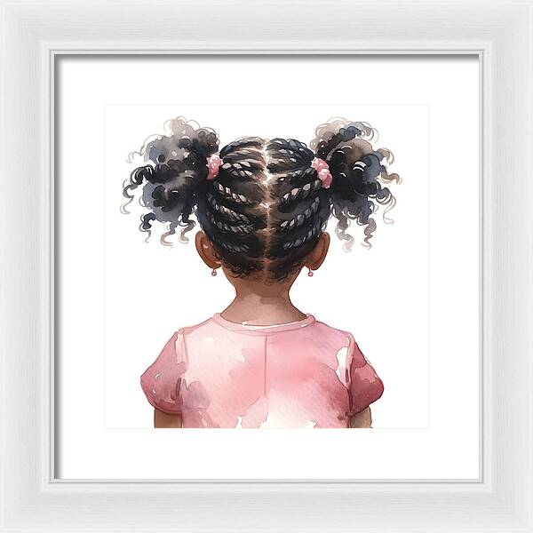 Little Village Leaders Braided Beauty - Framed Print