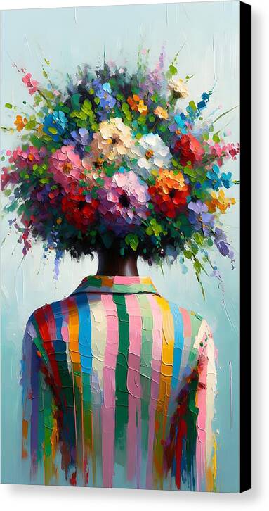 She Grows with Grace - Canvas Print