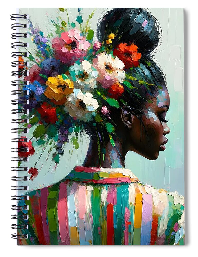 She Grows in Hope - Spiral Notebook