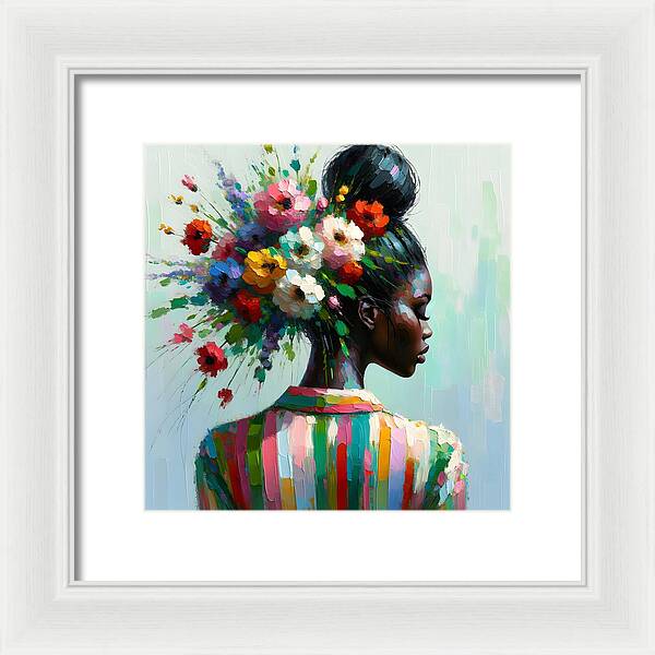 She Grows in Hope - Framed Print