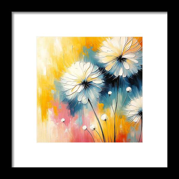 Spring Dandelions - Framed Print