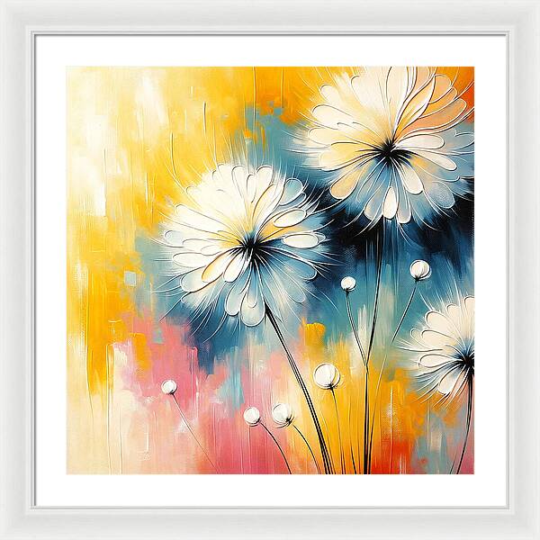 Spring Dandelions - Framed Print