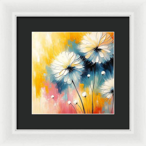 Spring Dandelions - Framed Print