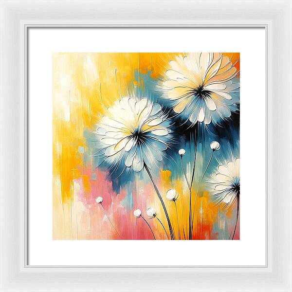 Spring Dandelions - Framed Print