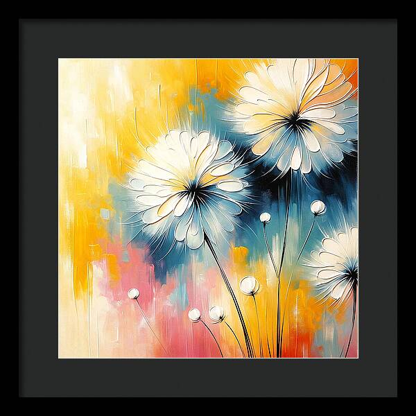 Spring Dandelions - Framed Print