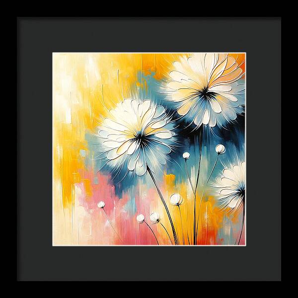 Spring Dandelions - Framed Print