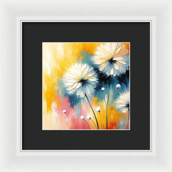 Spring Dandelions - Framed Print