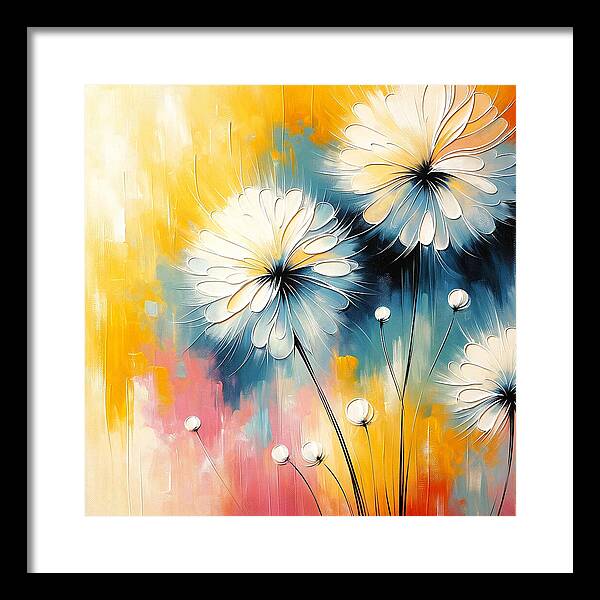 Spring Dandelions - Framed Print