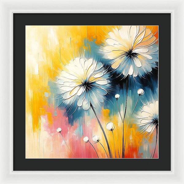 Spring Dandelions - Framed Print