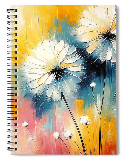 Spring Dandelions - Spiral Notebook