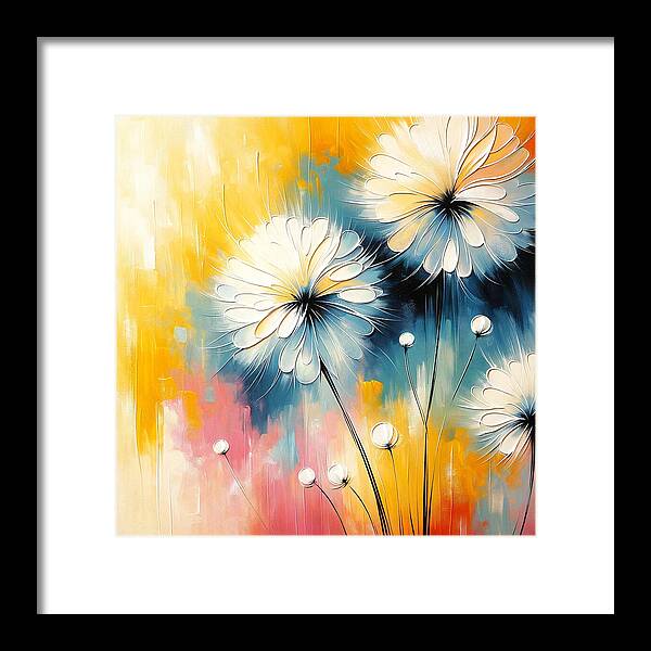 Spring Dandelions - Framed Print