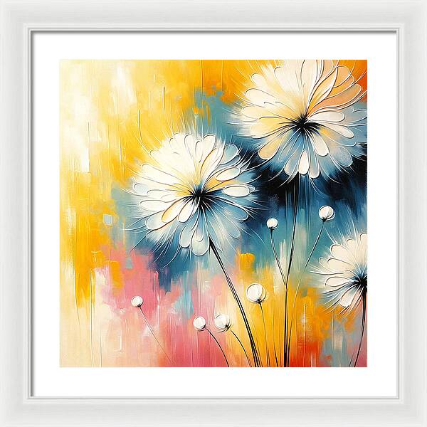 Spring Dandelions - Framed Print