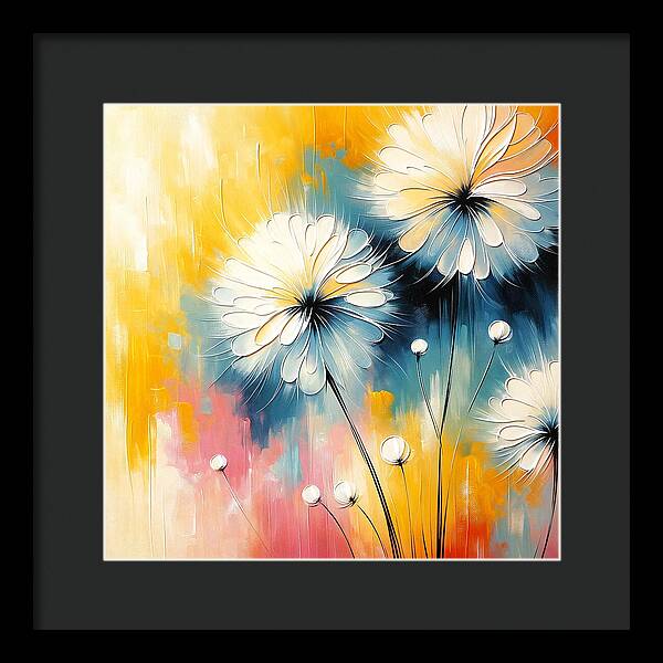 Spring Dandelions - Framed Print