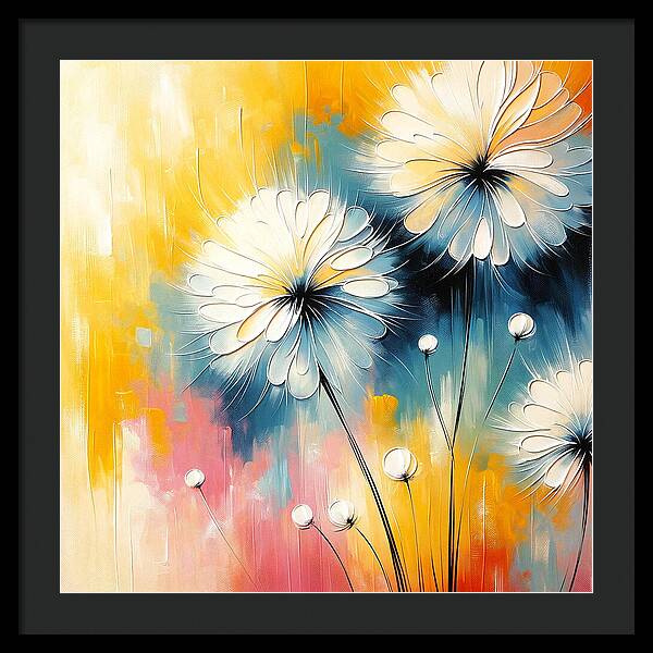 Spring Dandelions - Framed Print