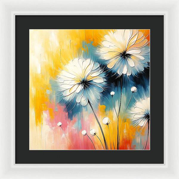 Spring Dandelions - Framed Print