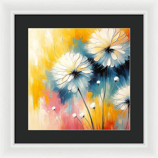 Spring Dandelions - Framed Print