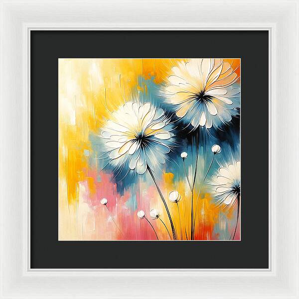 Spring Dandelions - Framed Print