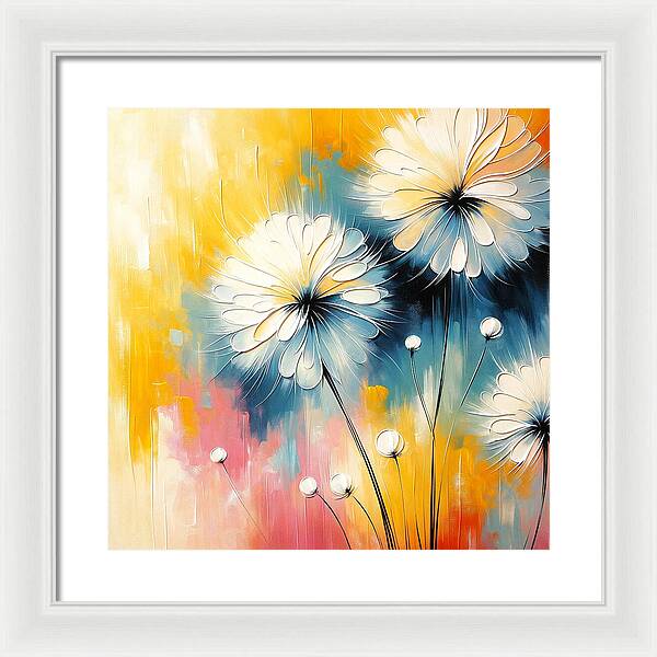 Spring Dandelions - Framed Print