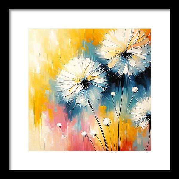 Spring Dandelions - Framed Print