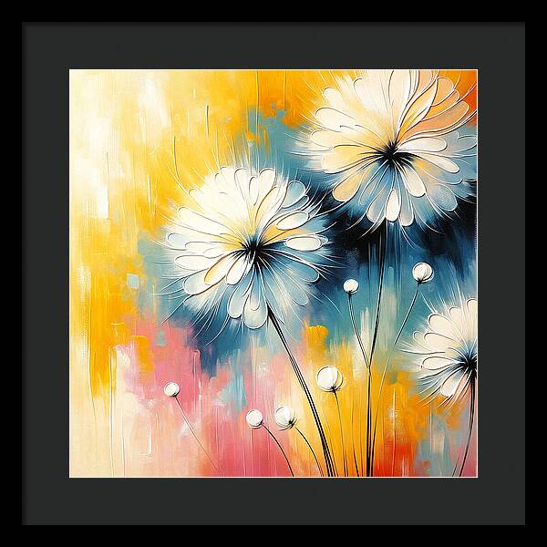 Spring Dandelions - Framed Print