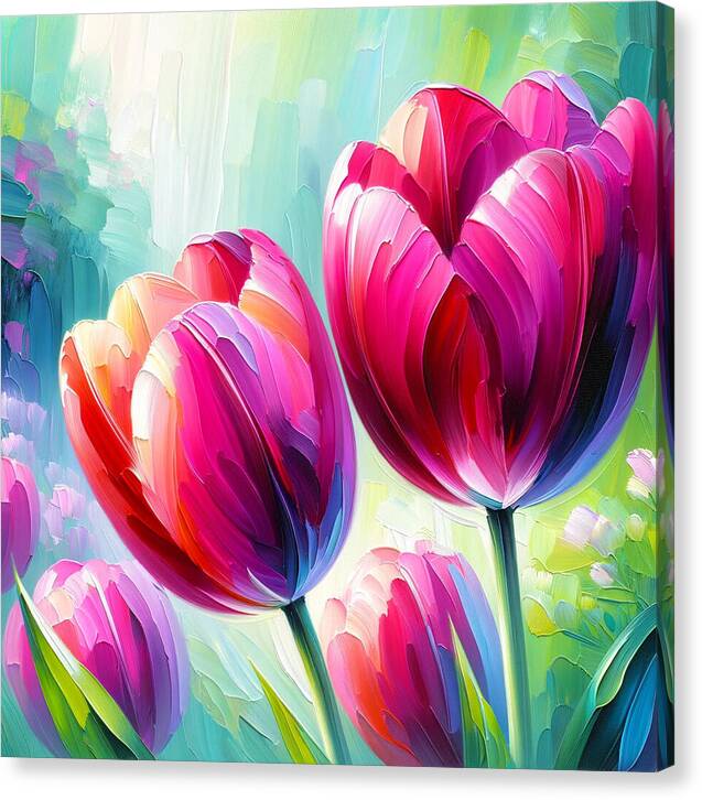 Tulip Love - Canvas Print