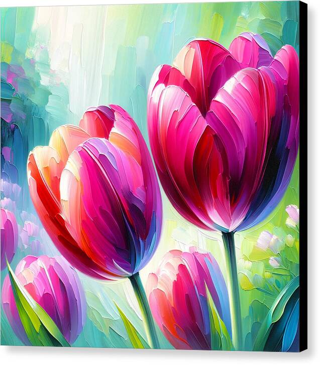 Tulip Love - Canvas Print