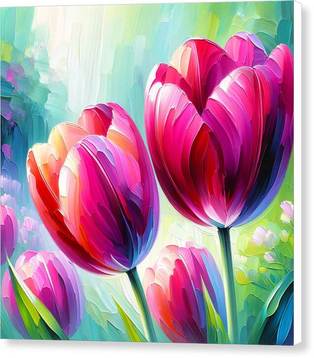 Tulip Love - Canvas Print