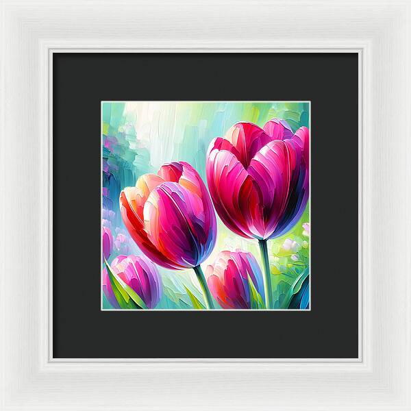 Tulip Love - Framed Print