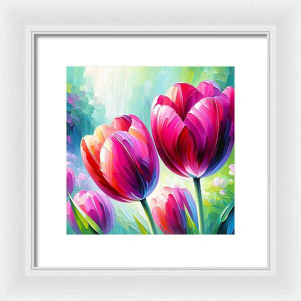 Tulip Love - Framed Print