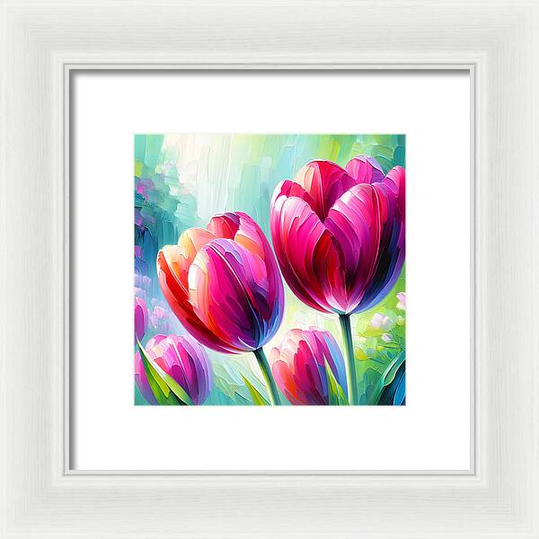 Tulip Love - Framed Print