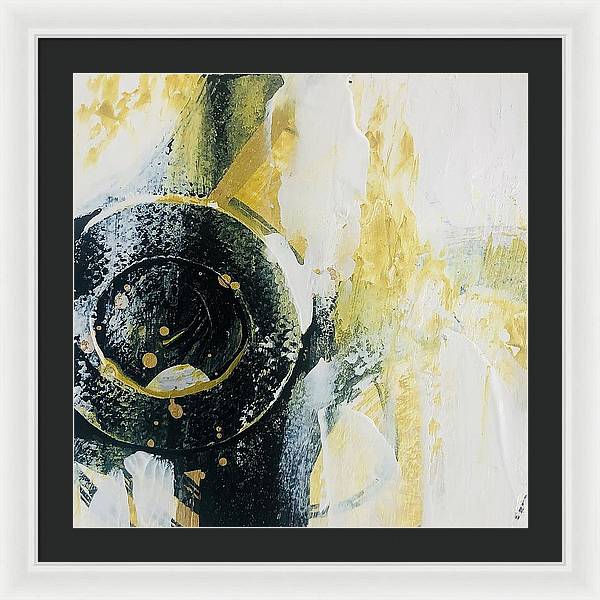 Black and Gold - Framed Print