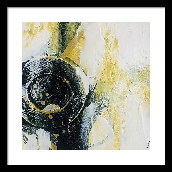 Black and Gold - Framed Print