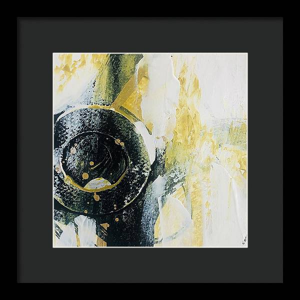 Black and Gold - Framed Print