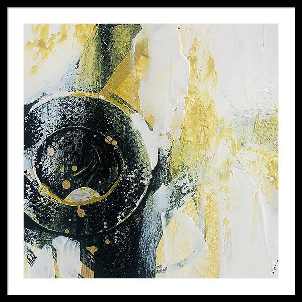 Black and Gold - Framed Print