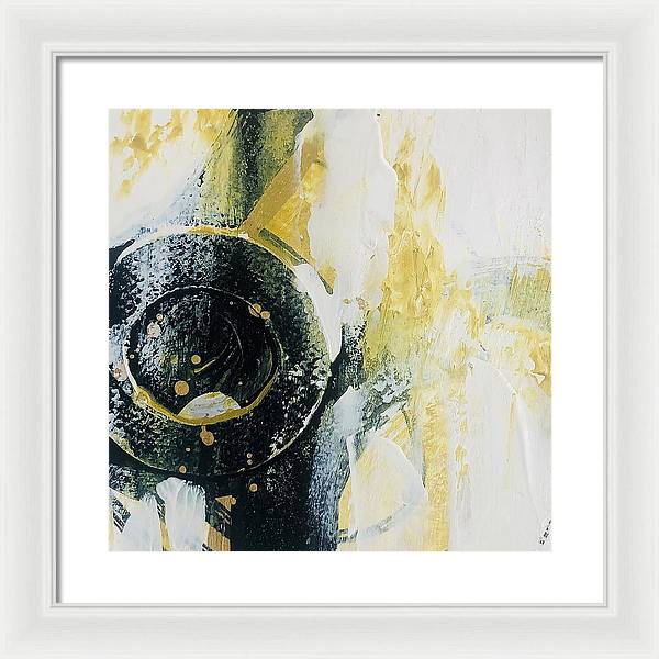 Black and Gold - Framed Print