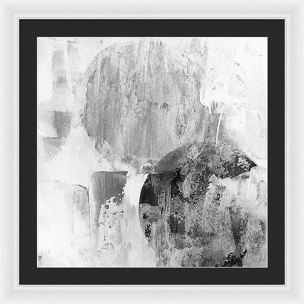 Blanc Noir - Framed Print