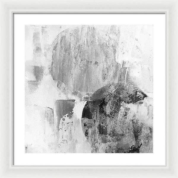 Blanc Noir - Framed Print